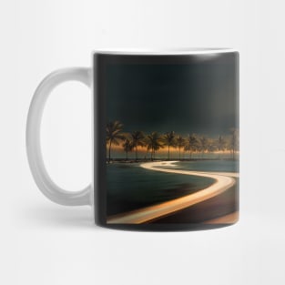 Ocean Ride On A Broken Road To Fantasy Island / Abstract And Surreal Unwind Art Mug